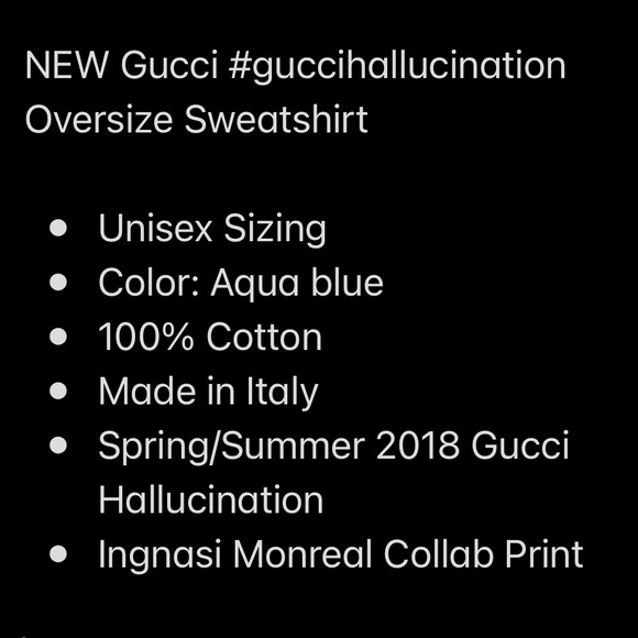 Gucci Hallucination Ignasi Montreal Sweatshirt - Picture 15 of 15